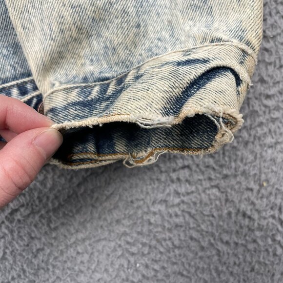 VTG Levi's Jean Jacket 70507-0219 Mens XL Blue Acid Wash USA Streetwear 90s - Picture 5 of 10